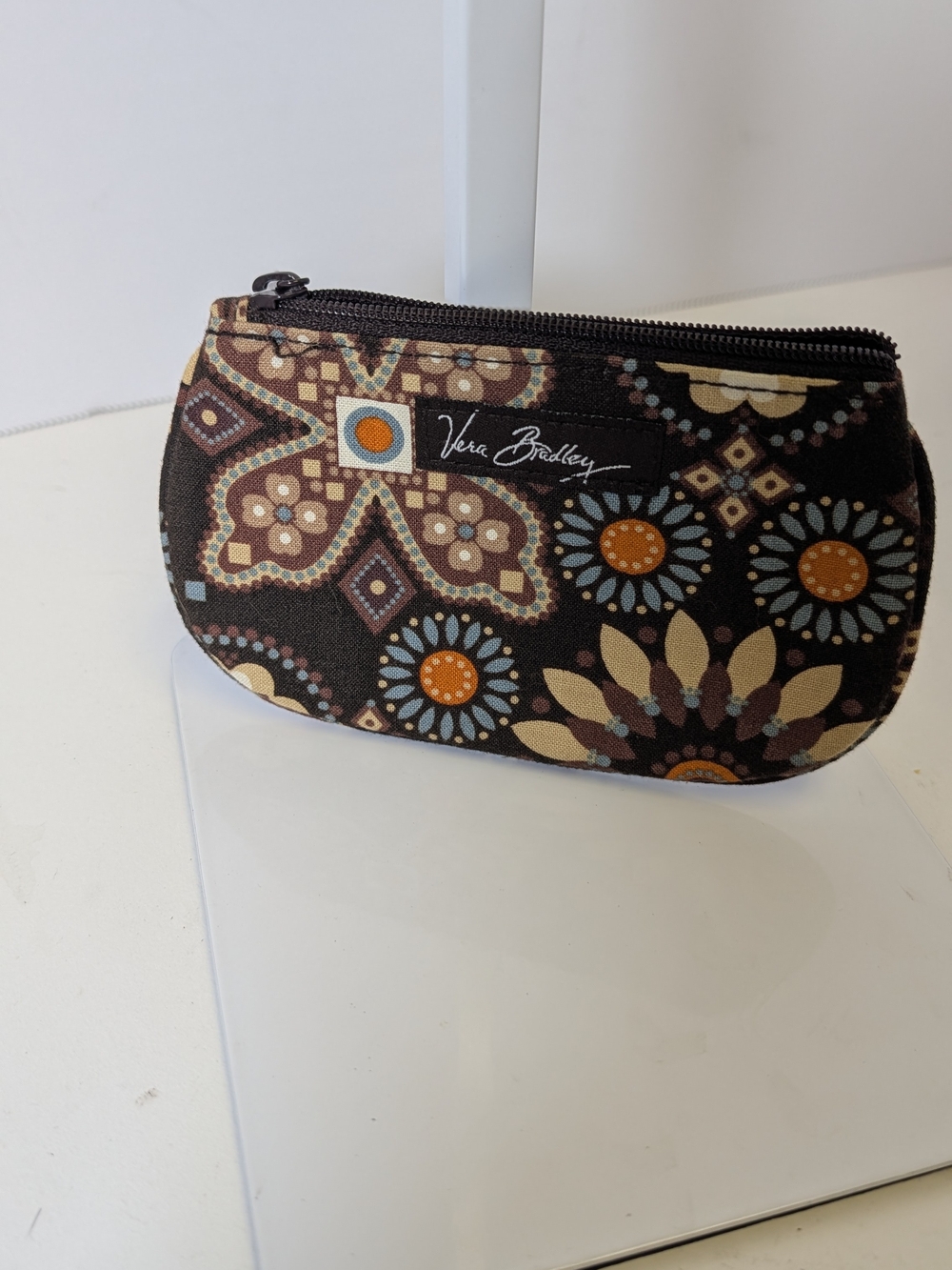 Vera Bradley Retired 2012 CANYON Pattern Quilted Shoulder Bag & Matching Coin Pu - Picture 9 of 11